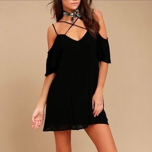 Lulus After Glow Black Shift Dress.